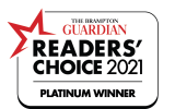 Brampton Guardian Readers' Choice 2021 Platinum Winner