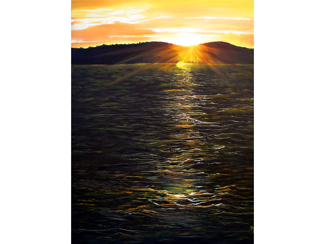 Lake Ontario, Canada - Oil on Canvas - 16x20 - $340