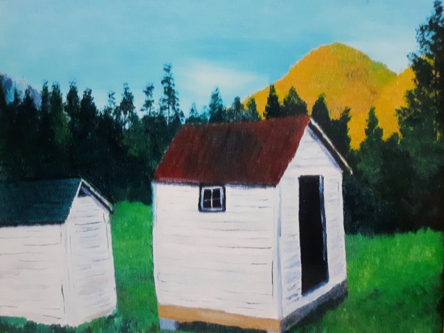 Atlanta, Idaho #1 - $200 - 11 x 14 - Oil on canvas