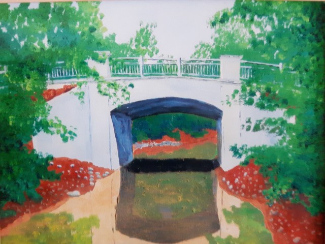 Cemetary Bridge & Kennedy Rd, Scarborough - $200 - 11 x 14 - Oil on canvas
