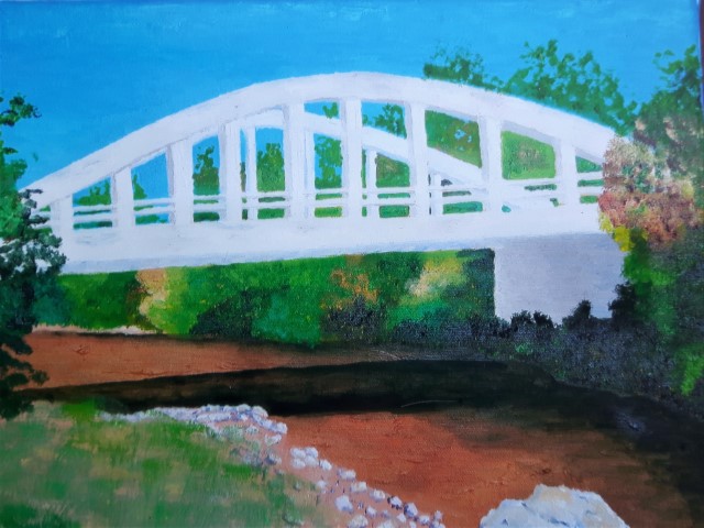 Creditview Bridge, Brampton - $200 - 11 x 14 - Oil on canvas