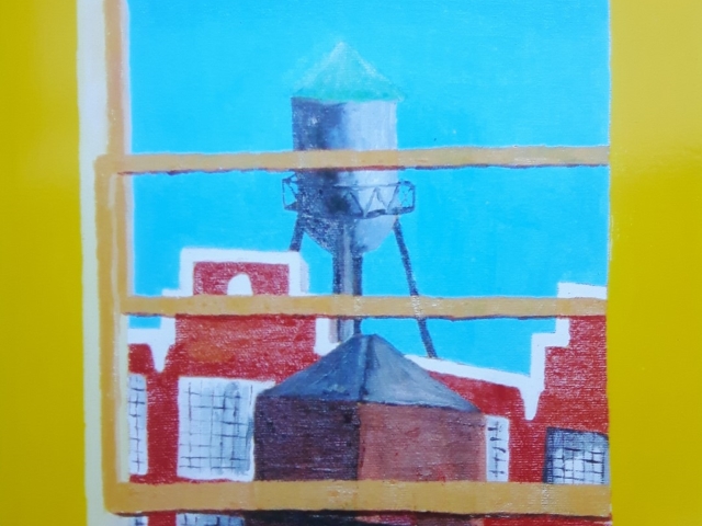 Studio Window, Bronx, NYC - $200 - 11 x 14 - Oil on canvas