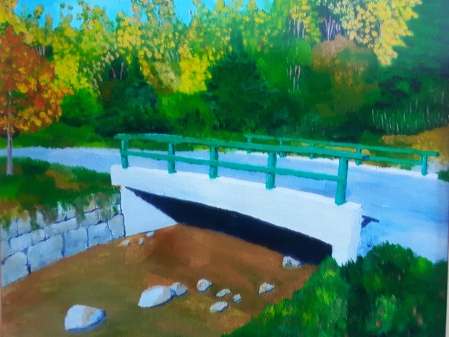 Sunny Brook Park #2, Don Valley, Toronto - $200 - 11 x 14-Oil on canvas