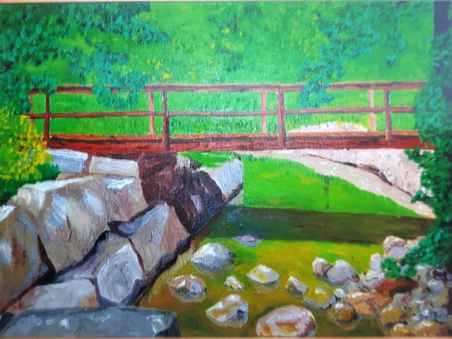 Taylor Creek #3, Don Valley, Toronto - $200 - 11 x 14 - Oil on canvas