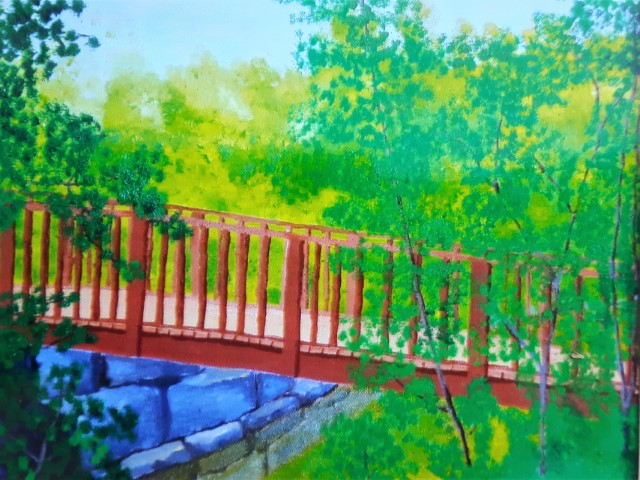 Taylor Creek #4, Don Valley, Toronto - $200 - 11 x 14 - Oil on canvas