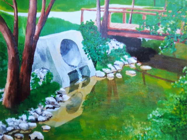 Taylor Creek #5, Don Valley, Toronto - $200 - 11 x 14 - Oil on canvas