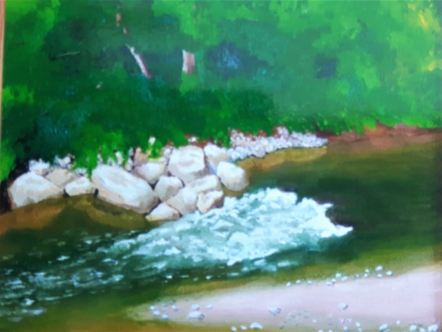 Taylor Creek #8, Don Valley, Toronto - $200 - 11 x 14 - Oil on canvas