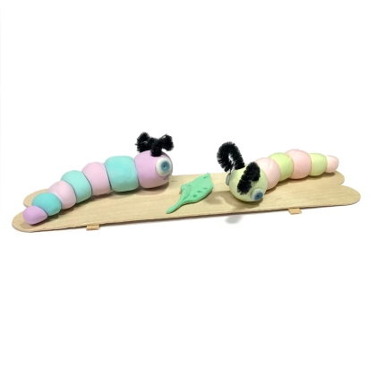 Caterpillar Sculpture for Kids