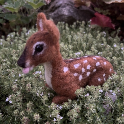 Needle Felting with an Armature