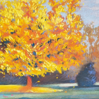 Amber Tree in Soft Pastel in Soft Pastel