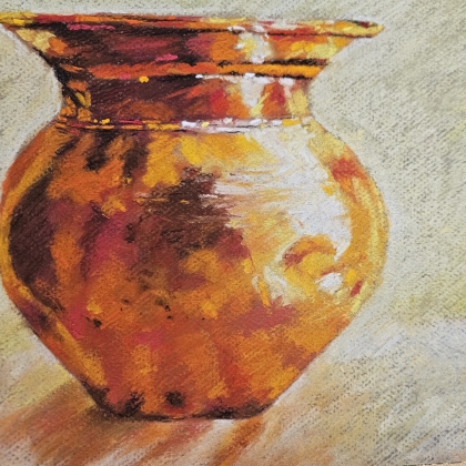 Brilliant Brass in Soft Pastel